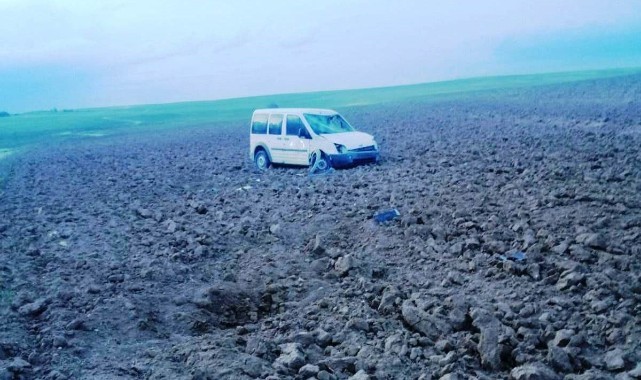 Konya'da hafif ticari araç takla attı: 1 yaralı