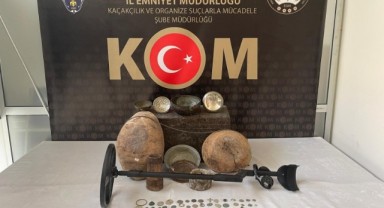 Kütahya'da tarihi eser kaçakçılığı operasyonu: 5 gözaltı
