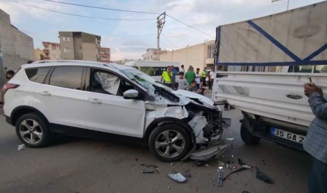 Mardin’de 6 araçlı zincirleme trafik kazası: 1 yaralı