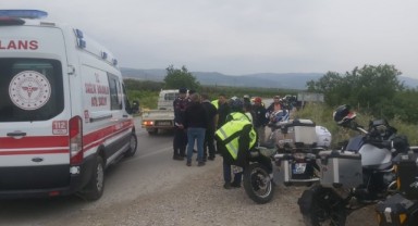 Motosiklet su kanalına çarptı: 1 ölü, 1 yaralı