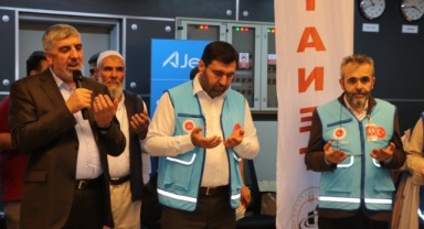 Şanlıurfa’da ilk hac kafilesi dualarla uğurlandı