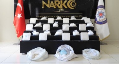 Tezeklerin arasında 41 kilo metamfetamin ele geçirildi