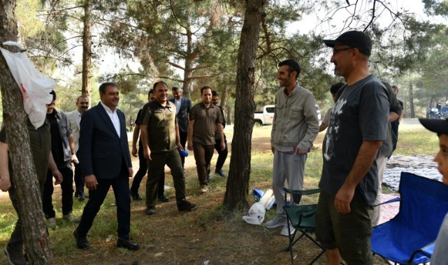 Vali Şıldak, Atatürk Ormanını ziyaret etti