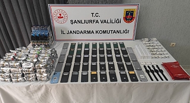 Viranşehir'de 1 milyon TL değerinde gümrük kaçağı ürüne el konuldu