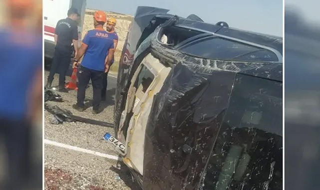 YRP Şanlıurfa İl Gençlik Kolları Başkanı ve üyeleri kaza yaptı!