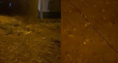 Akçakale'de kopan elektrik teli tehlikeye davetiye çıkarıyor!