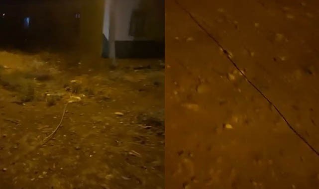 Akçakale'de kopan elektrik teli tehlikeye davetiye çıkarıyor!