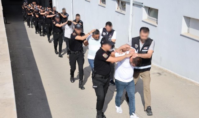 “Altınyüzük” organize suç örgütüne operasyon: 28 tutuklanma