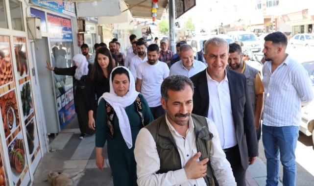 Eş Başkan Paydaş ve Yeşil'den teşekkür ziyareti