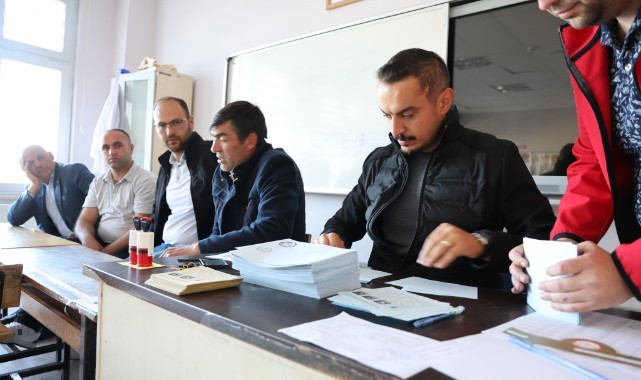 Güneykaya beldesinde oy verme işlemi başladı