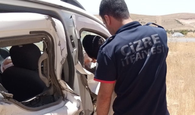 Şırnak'ta kaza:1 yaralı