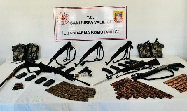 Jandarmadan Siverek'te operasyon! Mühimmat ele geçirildi