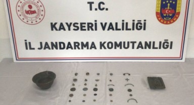 Jandarmadan tarihi eser operasyonu: 1 gözaltı