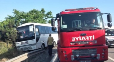 Lüleburgaz’da 8 araç kazaya karıştı, 19 yaralı