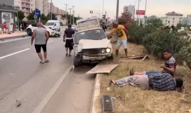 Mersin'de kaza! 3 kişi yaralandı