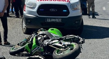 Motosiklet sürücüsü trafik kazasında öldü