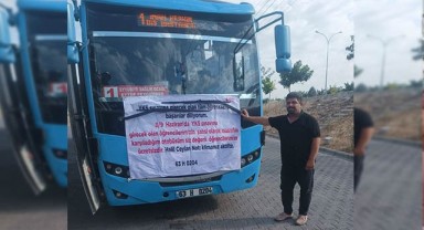 Öğrencilere, Halk Otobüsü şoföründen ücretsiz destek!