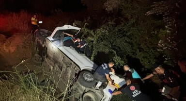 Otomobilin şarampole devrildi: 5 yaralı