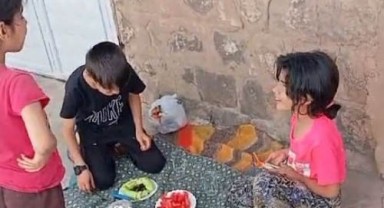 Piknik yapan Siverekli Çocuklar tebbesüm ettirdi!