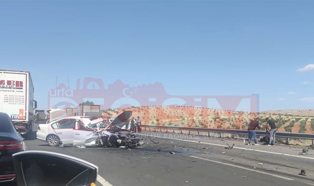 Şanlıurfa'da feci kaza; 1 ölü 1 yaralı