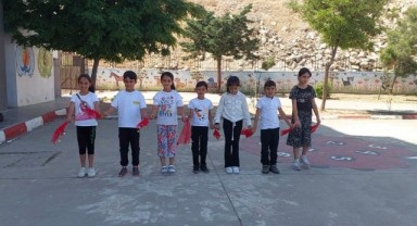 Şanlıurfa'da öğrenciler Avrupa'daki akranları için çevrimiçi Şemmame oynadı!