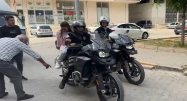 Şanlıurfa'da polis ekipleri öğrencileri sınav merkezlerine yetiştirdi!