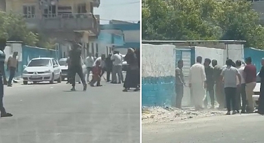 Şanlıurfa'nın ilçesinde taşlı,sopalı ve silahlı kavga! Yaralı var