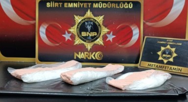 Siirt'te 491 gram metamfetamin ele geçirildi