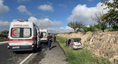 Sınava giderken kaza geçirdi