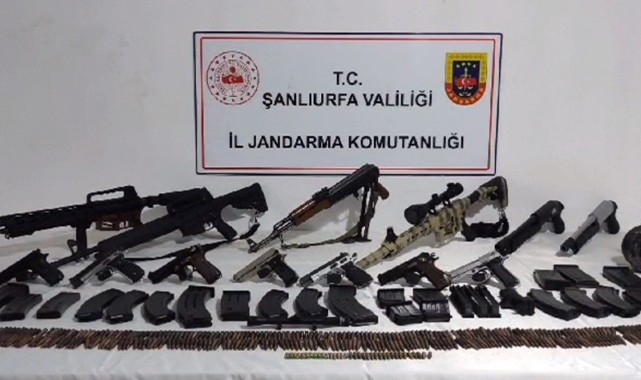 Siverek'te bir eve baskın! Evde resmen cephane çıktı