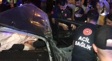 Takla atan otomobilde can pazarı: 1 ölü, 2 yaralı