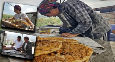 Tandır başında ter döküyor! Çocuklarını okutuyor