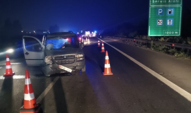 TEM otoyolunda trafik kazası: 1 ölü, 8 yaralı