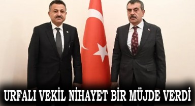 Urfalı vekil kafasını kumdan çıkardı!