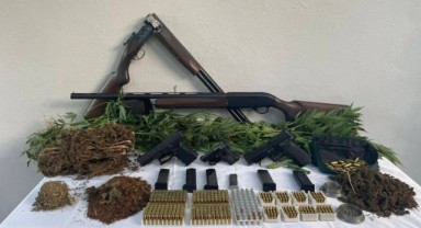 Uyuşturucu ve silah operasyonunda 10 gözaltı