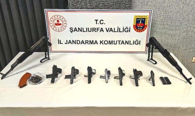 Viranşehir'de 9 adrese baskın! Cephane ele geçirildi