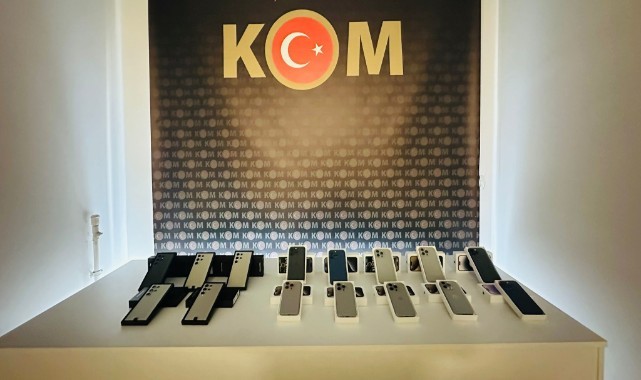 1.5 milyon TL değerinde kaçak cep telefonu ele geçirildi