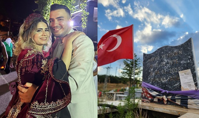 Depremzede Tuğçe mutluluğa ilk adımını attı