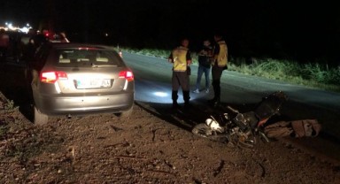 Ereğli'de otomobil ile motosiklet çarpıştı: 1 ölü