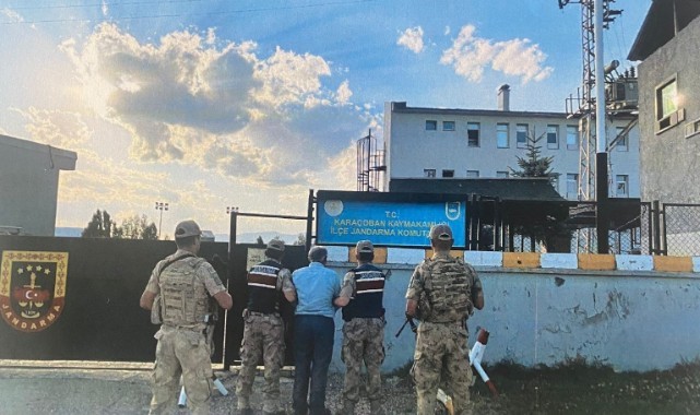 Jandarma cinayet şüphelisini yakaladı