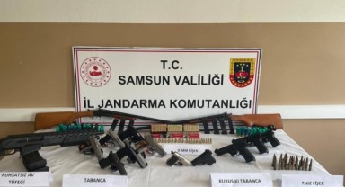 Jandarma silah operasyonu: 9 gözaltı