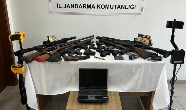 Jandarmadan kaçak silah tamir atölyesine baskın