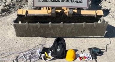 Kaçak kazı yapan şahıslara suçüstü baskın: 5 gözaltı