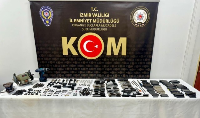 Kaçak silah imalathanesine operasyon
