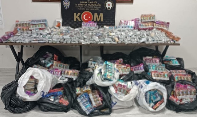 Kaçakçılık ve asayiş operasyonlarında 21 kişiye işlem yapıldı