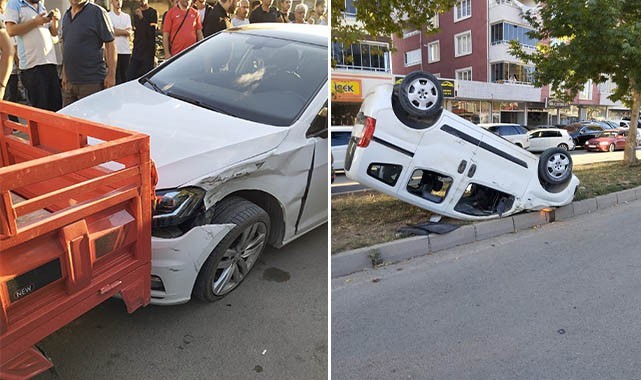 Kahramanmaraş’ta iki araç çarpıştı! 8 kişi yaralandı
