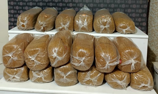 Kırıkkale'de kilolarca kaçak tütün ele geçirildi: 1 gözaltı