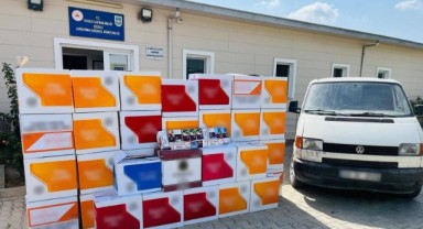 Mersin'de çok sayıda kaçak makaron ele geçirildi