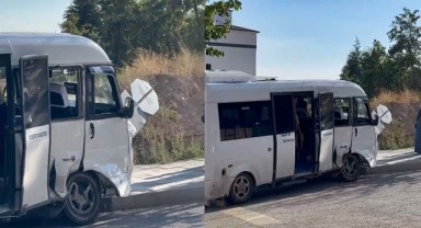 Otomobil ile minibüs çarpıştı: 1 yaralı