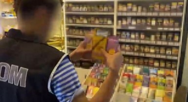 Piyasa değeri 1.5 milyonluk kaçak ürünler ele geçirildi